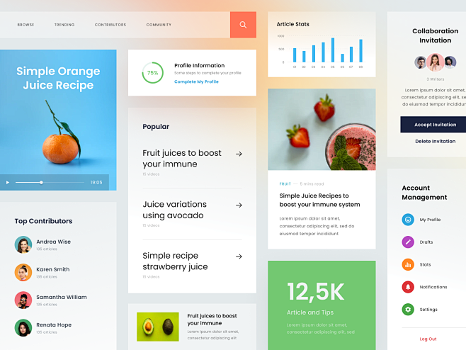 UI Elements for Frui...