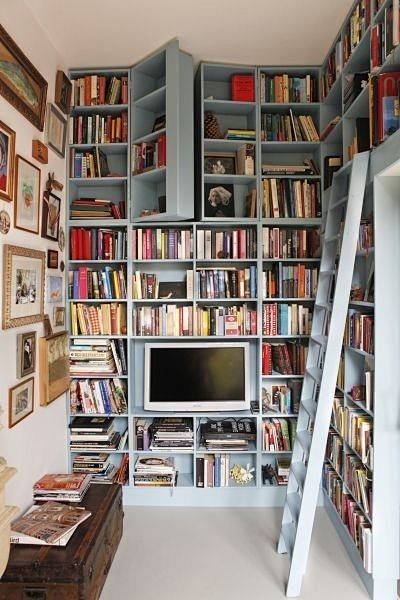 书柜后到底藏着什么秘密呢？创意书房设计。