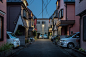 Rising in the Dark III : From dusk till dawn, from Tokyo to Fukuoka passing from Osaka, the Japanese outskirt's landscape always looks similar to itself. In the endless suburbia the clean little cars, the silent streets, the precise order of the parking l