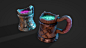 Stylized mugs