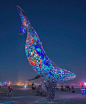 The Space Whale 2016 art and design by @android_jones #burningman #artonplaya #blackrockcity #art #thespacewhale #playa #androidjones