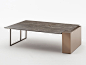 Low marble coffee table BRERA | Marble coffee table by OAK