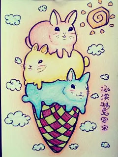 谁会成为我第 100 个粉丝呢？哈哈哈 好期待 海报网时装插画 北京插画培训