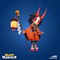 READY HEROES, zhang Wen bo : 非常开心过去一年可以参与READY HEROES 的制作，很高兴可以在项目中使用blender。受益匪浅。
感谢支持我们的主管：xinrunner.artstation.com  感谢熊老师 maomi.artstation.com
希望游戏可以大卖。e