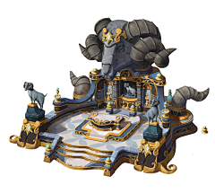 喵喵喵尾巴采集到场景-魔法幻想日韩 游戏原画