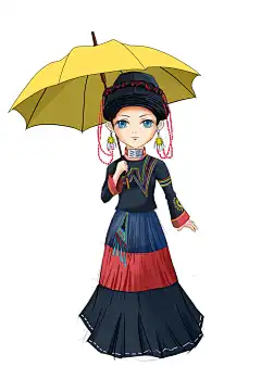 彝族少女