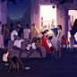 Hot night , summer party. by PascalCampion