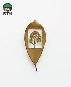 树叶上面的震撼微雕雕塑作品╭★肉丁