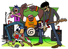BUQIU不求采集到【画集】Gorillaz