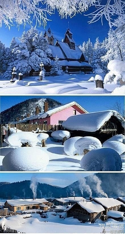 中国雪乡，童话般的冰雪世界！