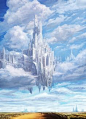 空の霸城 - 天空之城 by 0.DG : ImaginaryCastles