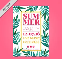 夏季海报 夏季促销海报 夏日海报 夏天海报 热带植物海报 暑假促销海报 商场促销海报 淘宝促销海报 欧美时尚海报 国外绚丽时尚海报 节日促销海报 夏季易拉宝_050
