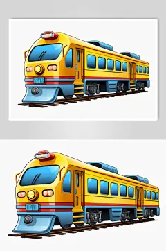 AI数字艺术春运旅客出行高铁站台插画