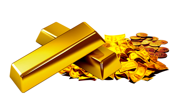 金色元素 金条金币
