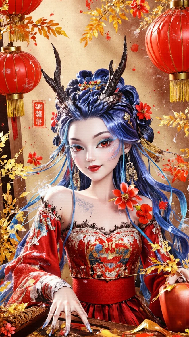 今日高清壁纸｜ 哪吒2西海龙王敖闰（2） - 小红书-花瓣网