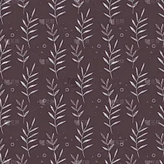 水彩无缝花卉图案。涂鸦风格。手绘。