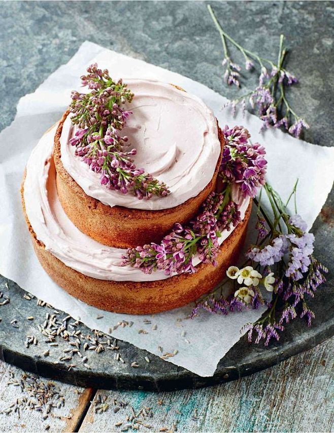 lavender layer cake....