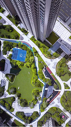 兔子小姐oxo采集到居住区景观