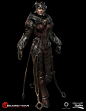 Gears of war ultimate : Myrrah, Heber Alvarado : Queen Myrrah: I worked on textures and materials for the entire body and head and also sculpted her head in Zbrush, created blendshapes for animation to use. 
