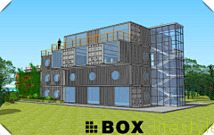 Boxlifestyle采集到集装箱建筑 集酷项目 太湖一号