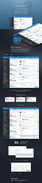 Customer Care UI / User Experience : Full Study about my product design of Customer Care interface. Customer care is one of the biggest departments in each company, especially after creating business Facebook Pages. However, people are often forced to wor
