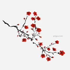 水墨中国风梅花插画图片大小2000x2000px 图片尺寸762.14 KB 来自PNG搜索网 pngss.com 免费免扣png素材下载！冬季植物#冬梅#繁花#红梅#花枝#卡通手绘#腊梅#梅花#梅花插画#水墨中国风#一枝梅花#中国风梅花#装饰#