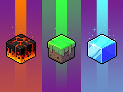 Set of cubes-花瓣网
