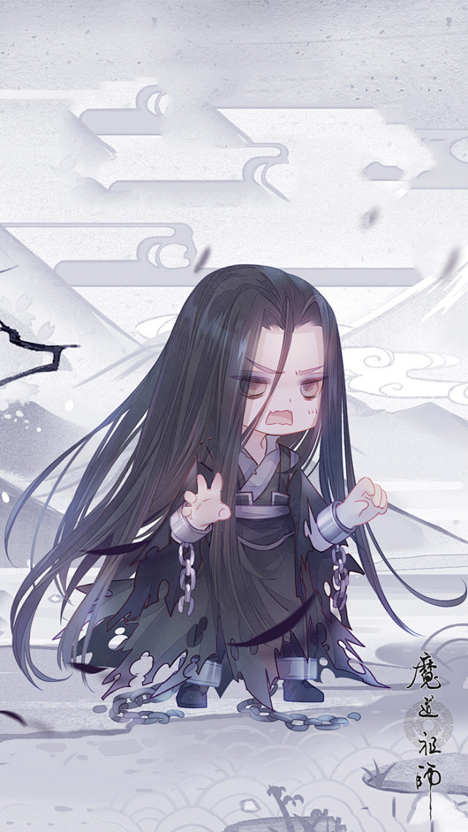 魔道祖师Q版可爱海报图片[12/15]_...