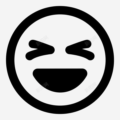 笑享受反应兴奋图标高清素材 免费下载 设计图片 页面网页 平面电商 创意素材 png素材
