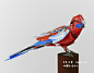 原创手工博文: 纸艺艺术家Anna Wili Highfield：纸雕飞鸟雕塑