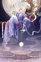 歸藏-月神·嫦娥：大明迂怪，乃稱羿斃十日，常娥奔月。昔常娥以不死之藥奔月。昔者恒我竊毋死之，奔月而攴占。