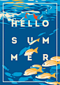 Summer Time！来自俄罗斯 Alexander Baidin 的夏天插画海报设计。 ​​​​