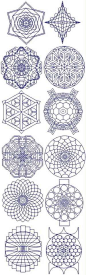 amazing fractal embroidery designs: 