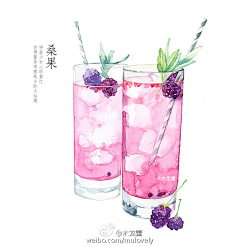 桐幽·一念若生采集到水彩&美食