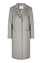 Wool Butted Seam Coat - Jackets & Coats - Clothing  : Wool Butted Seam Coat