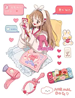 
            精致可爱的女孩
             ✨✨
            画师@普通小狗

#手绘插画##洛丽塔##少女心壁纸##小清新# ​​​​