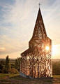 Transparent Church by Belgian architects Pieterjan Gijs and Arnout Van Vaerenbergh