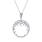 14k White Gold Lusso Diamond Medallion 