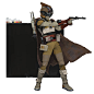 Bounty Hunter, Brian Matyas : Bounty Hunter design for Star Wars: Uprising