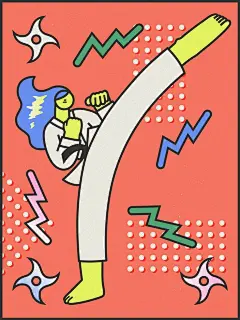 Karate girl