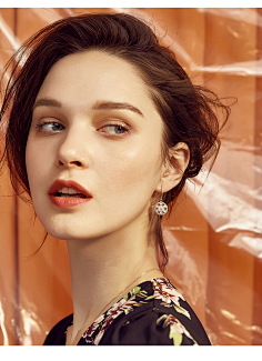 摄影真人美型脸半身像人像摄影