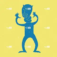 漫画 想象力 手绘 纠缠 悲伤 疼痛 黄色的痛苦 黄色死亡