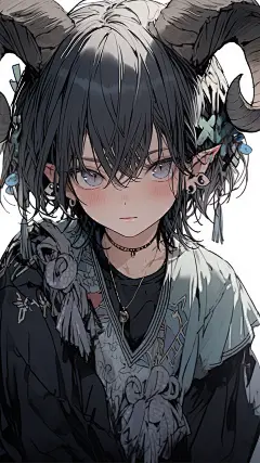 AI数字艺术人物插画-众图网