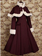 Lolita retro shawl cashmere coat noble $139.99: 