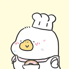 甜品师 小鸭鸭 #头像 #职业 #可爱 #是小鸽鸽鸭 #表情包