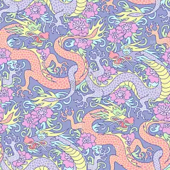 轮廓,亚洲,传统,红色,粉色,幻想,纺织品,壁纸,飞