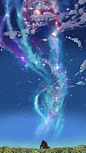 炫彩星空H5背景 星际 炫彩 童趣 蓝色 背景 设计图片 免费下载 页面网页 平面电商 创意素材