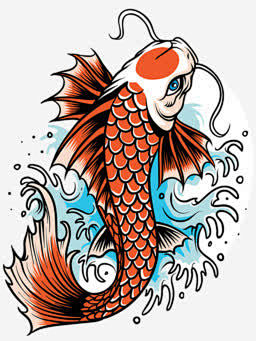 锦鲤插画