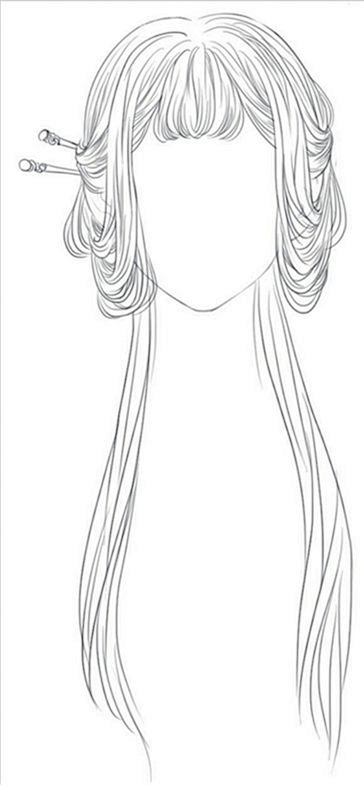 古风男女的长发发型参考。
#绘画参考素材...