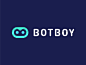 BotBoy Approved Logo Design letters nice letter negative space b letter boy robot corporate app identity tech logotype symbol design logo designer logo design branding clean icon logo